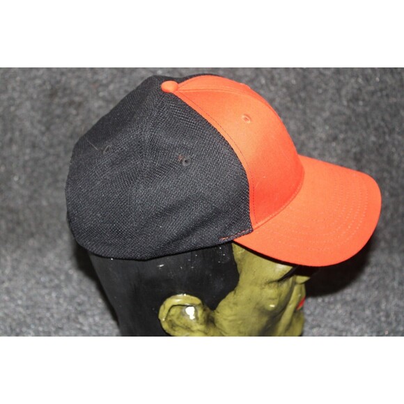 NEW Echo Bear Cat Products Black/Orange Adjustable Ball Baseball Hat Cap - Picture 4 of 6